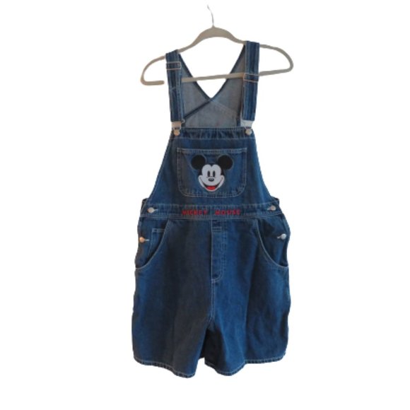 Vintage Denim - VINTAGE DISNEY STORE Mickey Mouse Denim Overalls - Size L